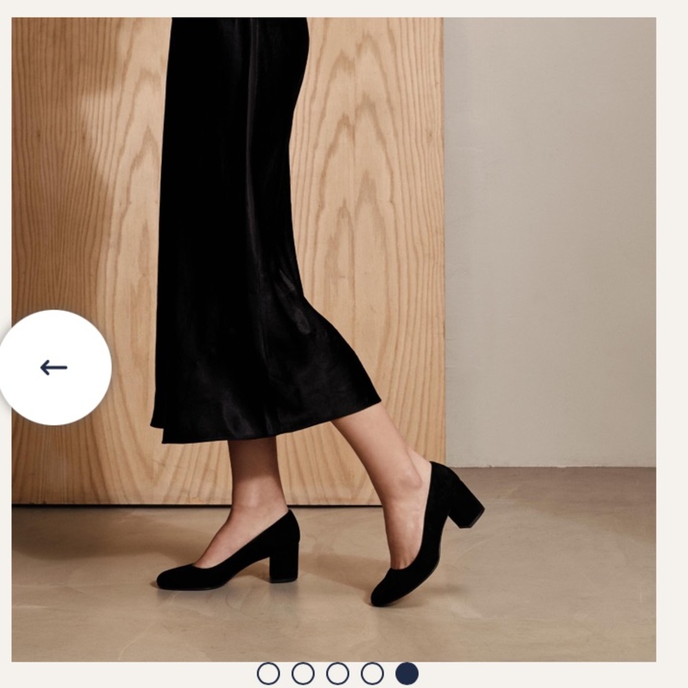 Margaux The Heel Black Suede Heels 41.5